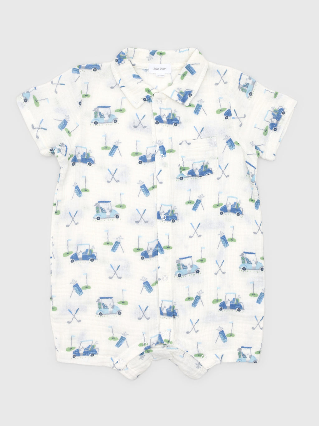 Angel Dear Baby Boys' Polo Shortie - Saint Bernard