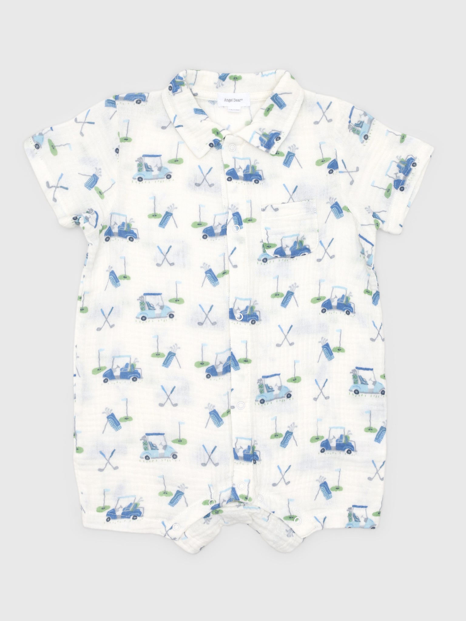 Angel Dear Baby Boys' Polo Shortie - Saint Bernard