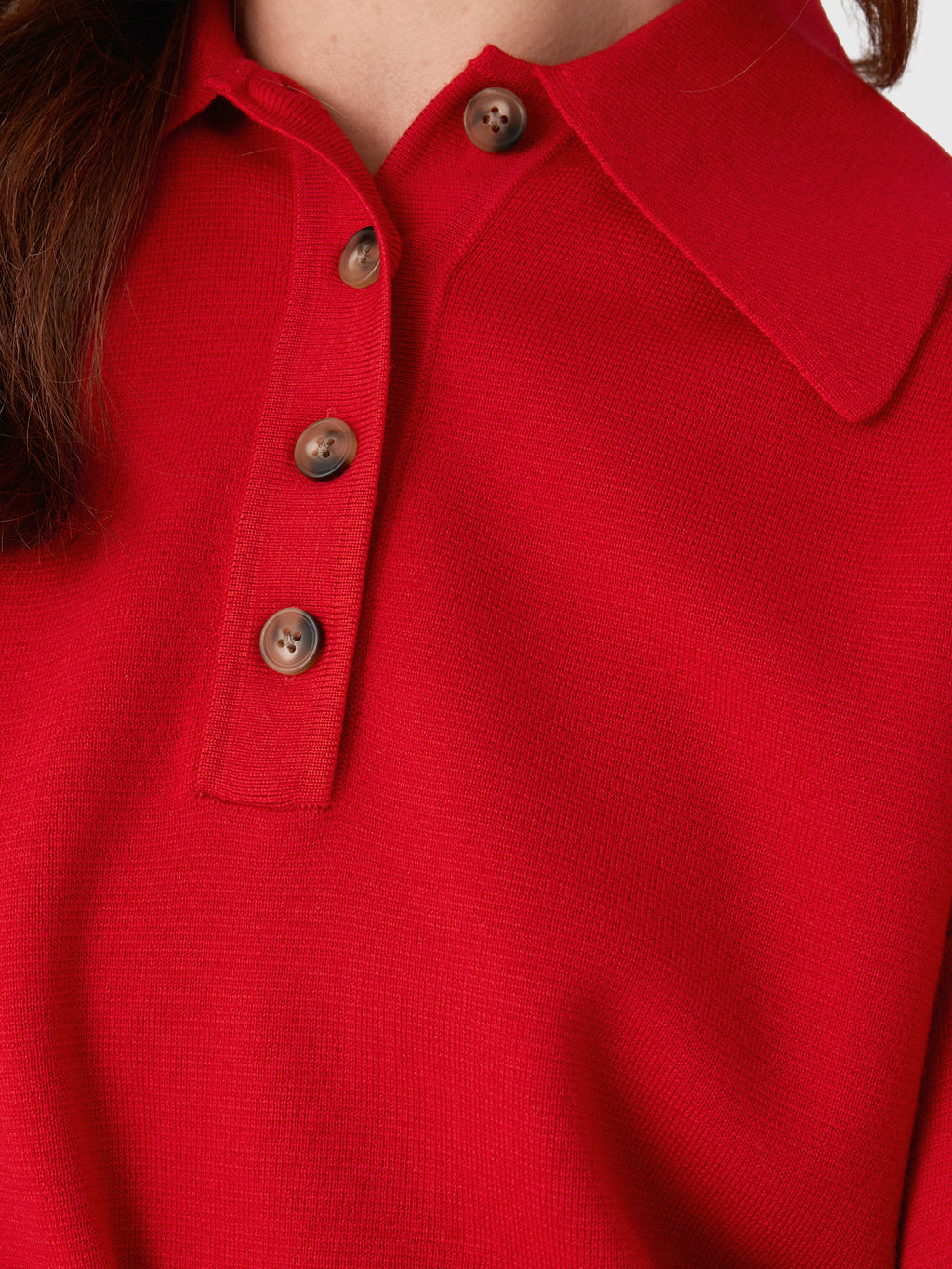 Alemais Women's Rocky Knit Polo - Saint Bernard