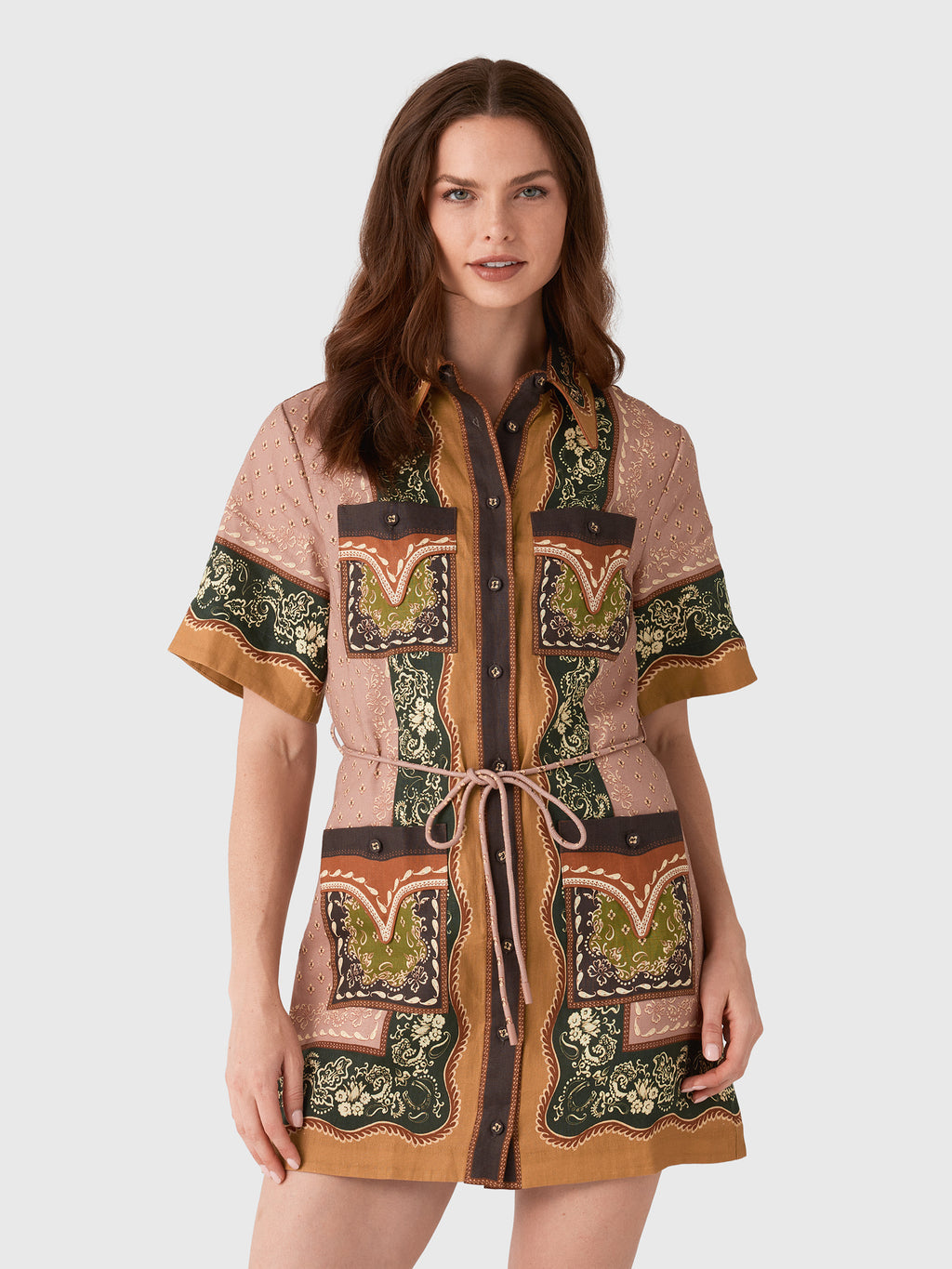 Alemais Women's Darcey Mini Dress - Saint Bernard
