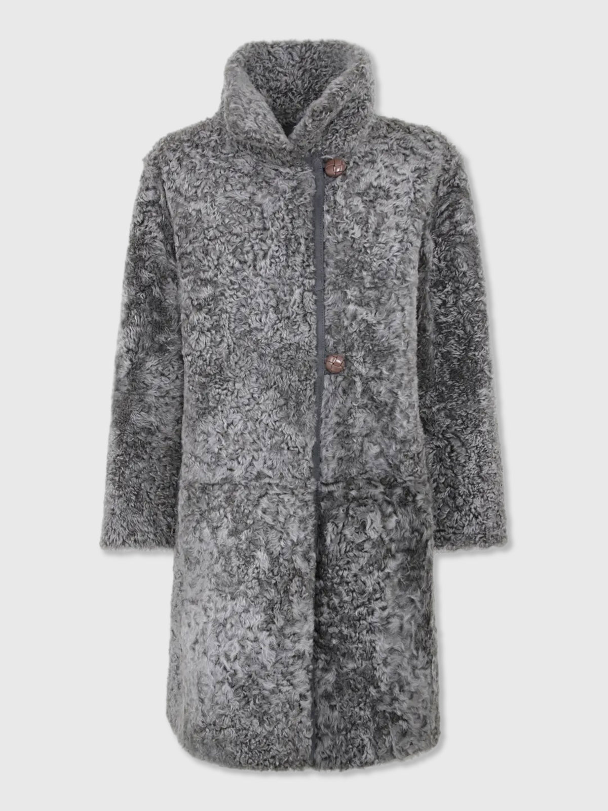 Frauenschuh Women's Josefin Lambskin Coat - Saint Bernard