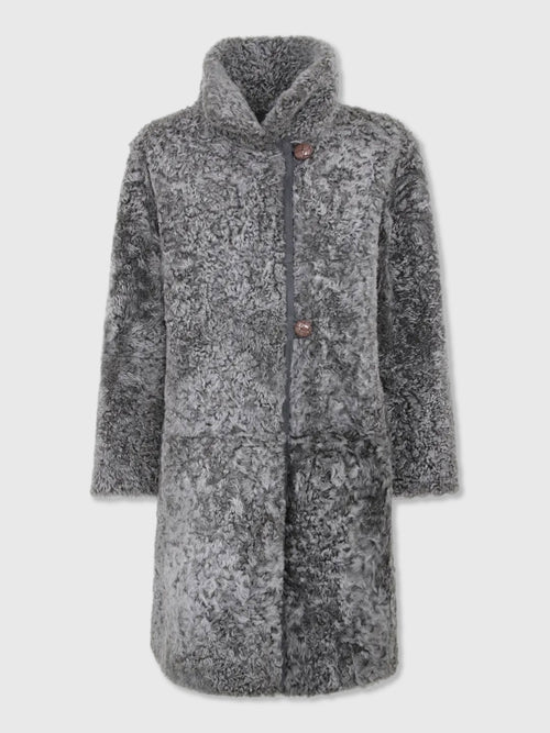 Frauenschuh Women's Josefin Lambskin Coat - Saint Bernard