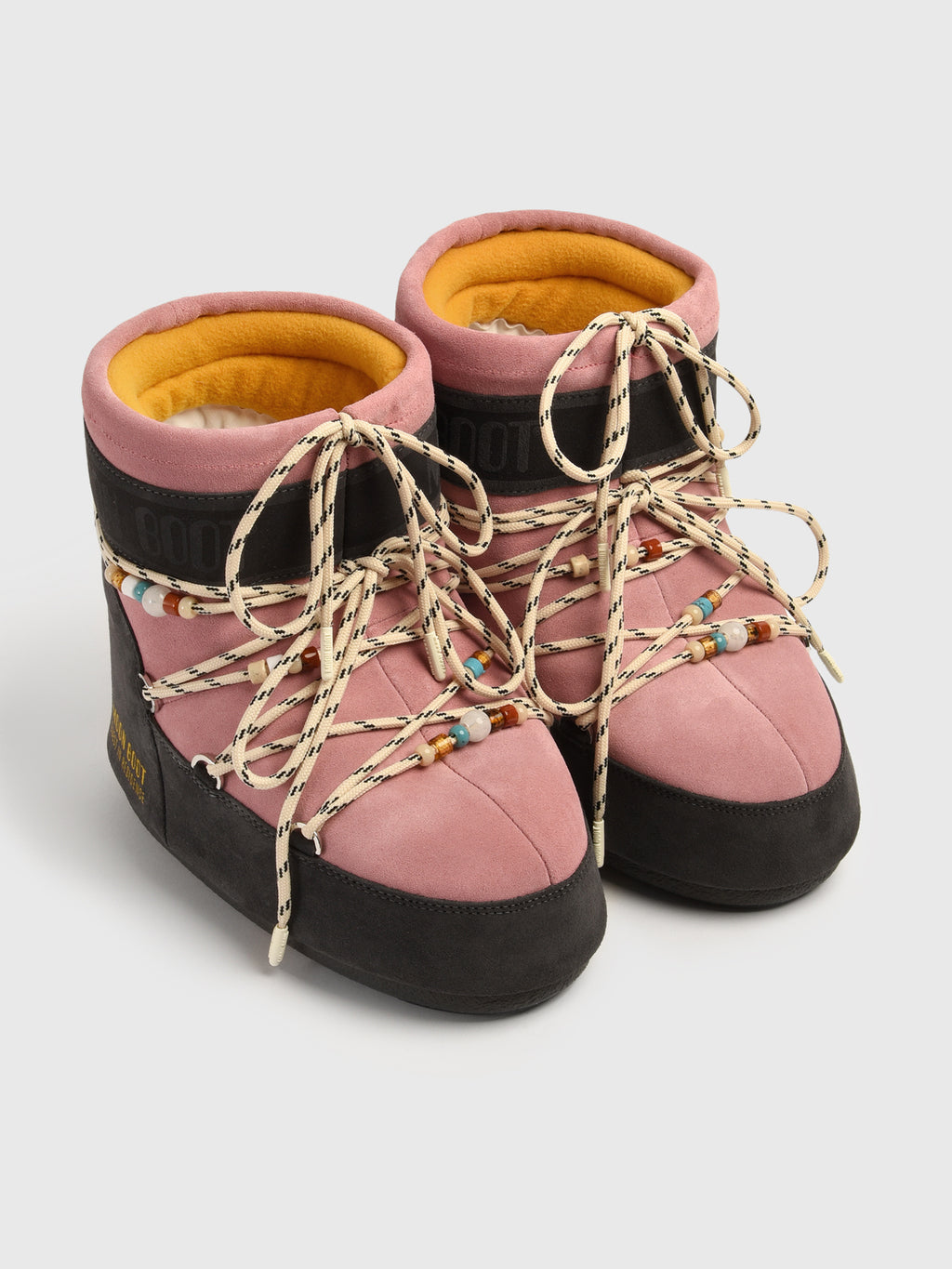 Moonboot Women's X Guest In Residence Icon Low Beaded Suede Boot - Saint Bernard