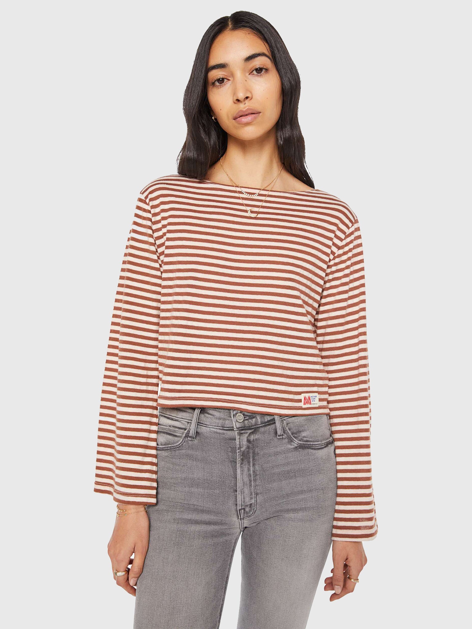 Mother Women's The Skipper Bell Top - Saint Bernard