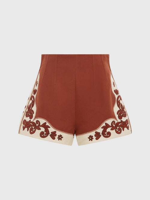 Alemais Women's Duke Embroidered Short