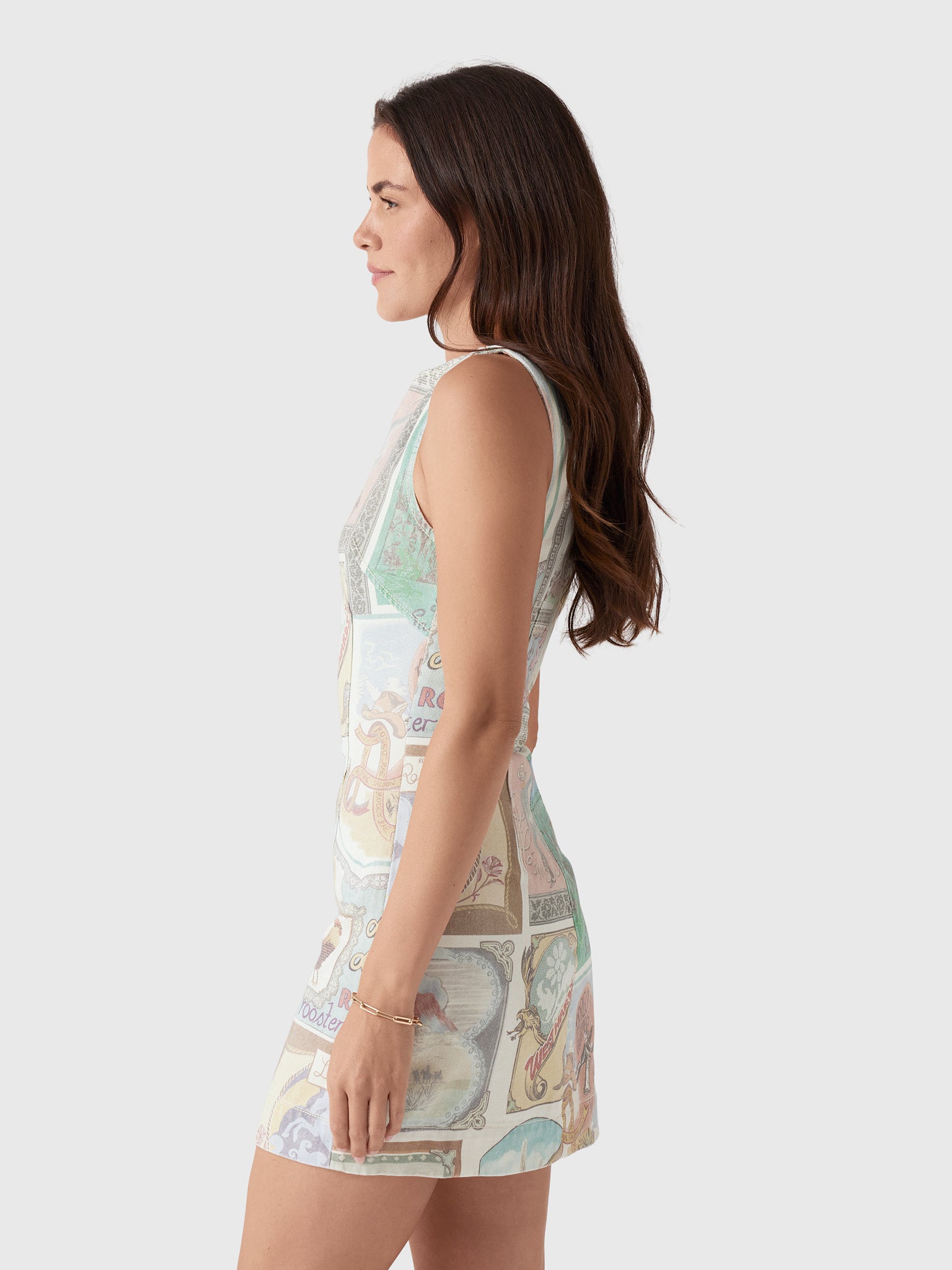Alemais Women's Andie Denim Mini Dress