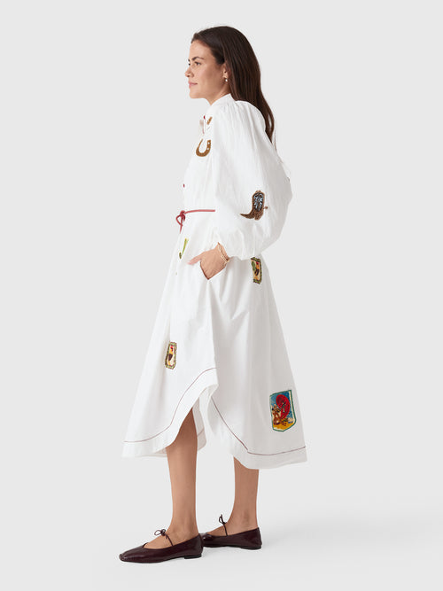 Alemais Women's Westwood Embellished Shirtdress