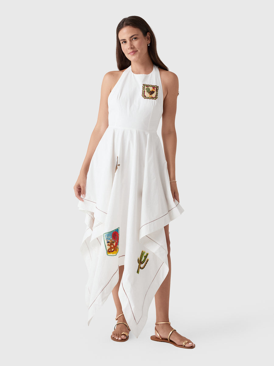 Alemais Women's Westwood Embellished Midi Dress - Saint Bernard