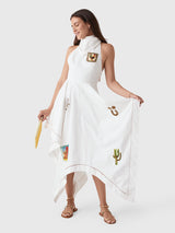 Alemais Women's Westwood Embellished Midi Dress