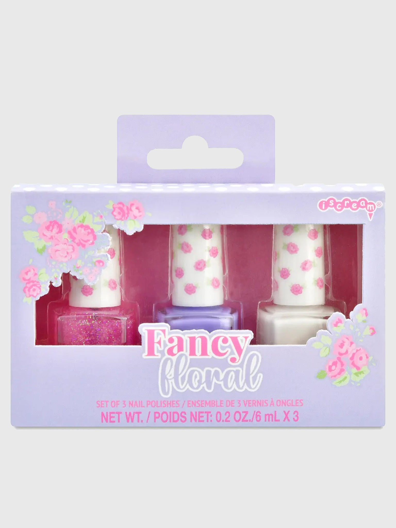 Iscream Girls' Fancy Floral Nail Polish Set - Saint Bernard