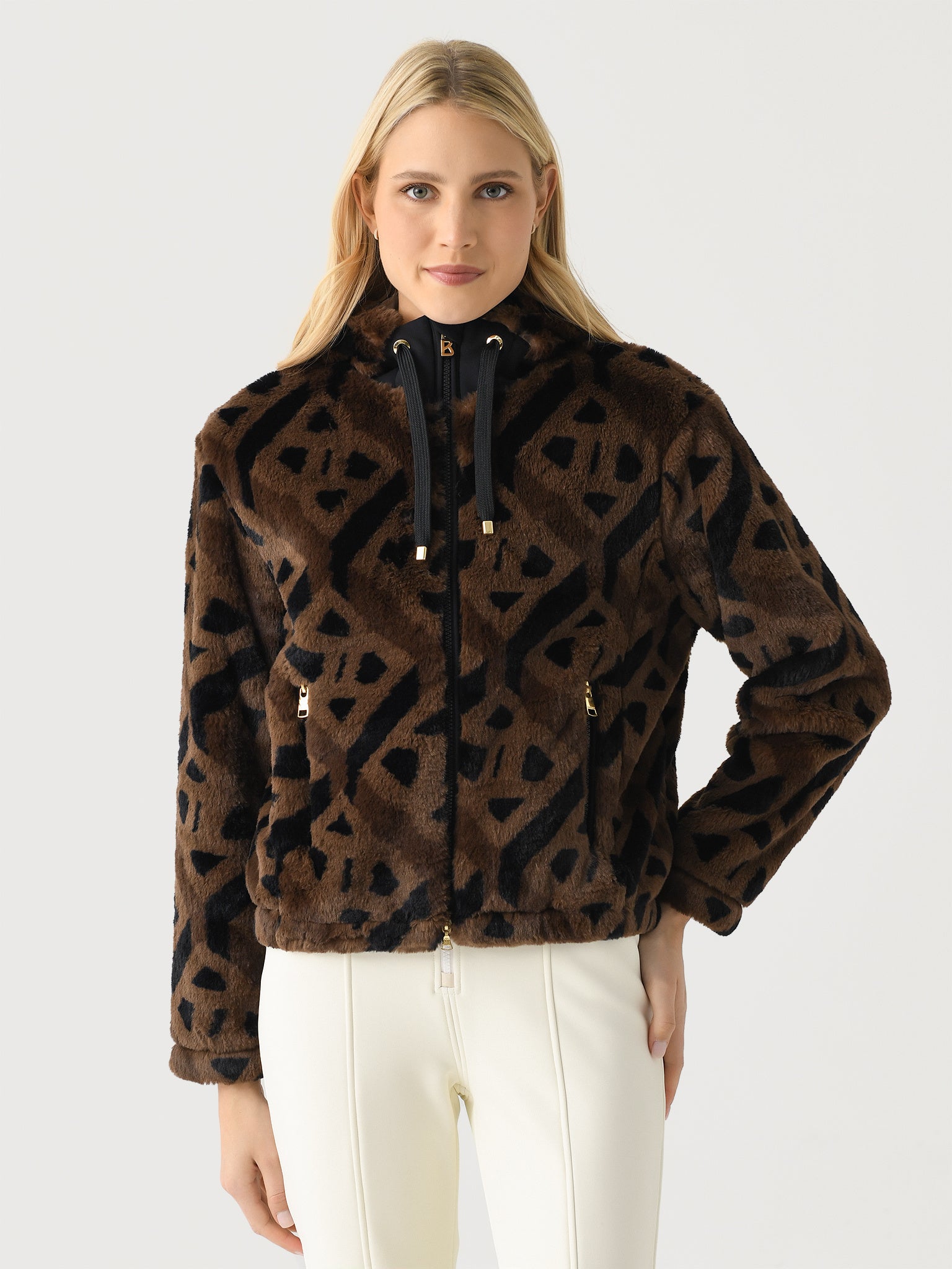 Bogner Women's Suzan Teddy Fur Jacket - Saint Bernard