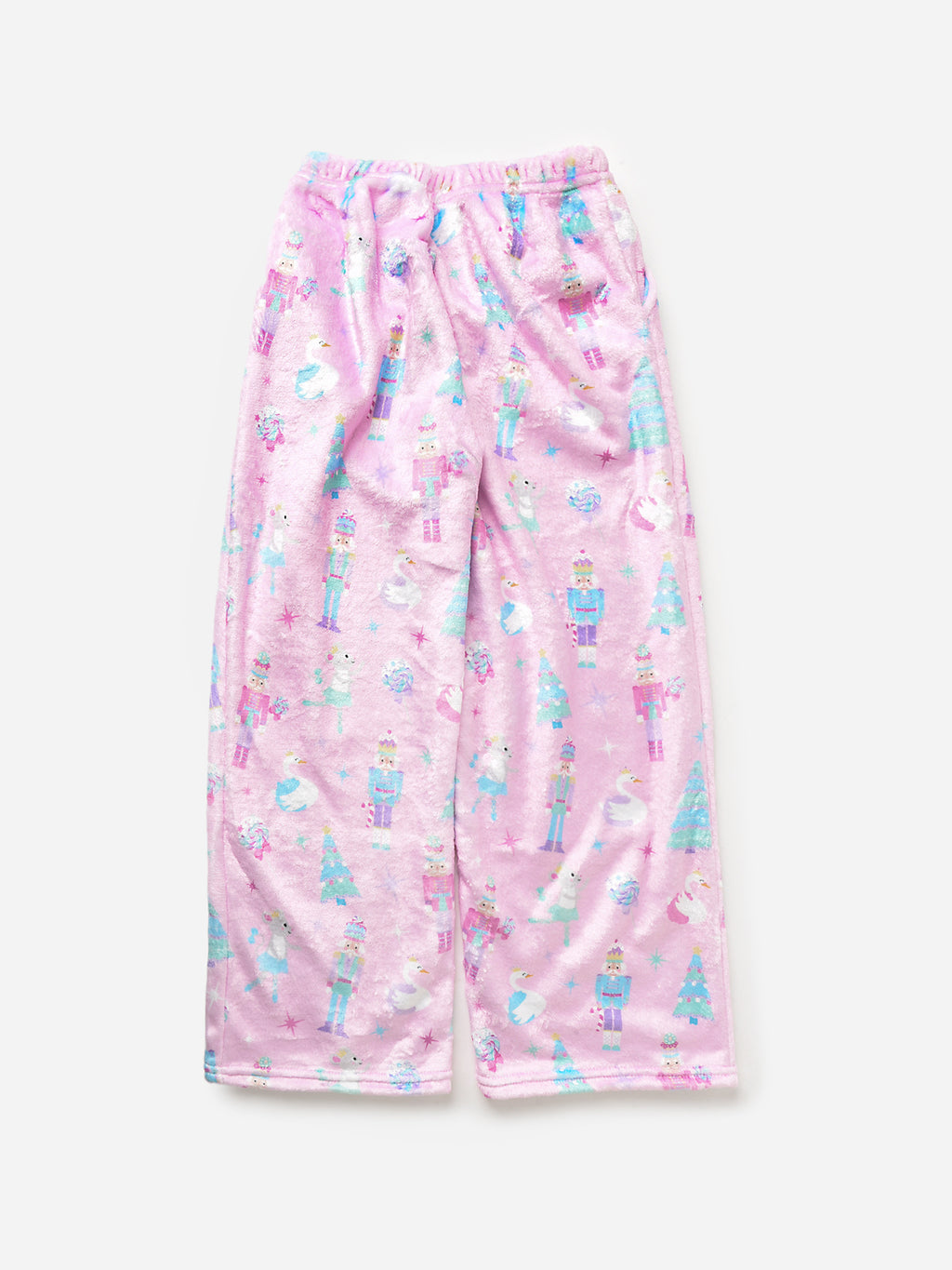 Iscream Girls' Nutcracker Dream Plush Pajama Pant - Saint Bernard