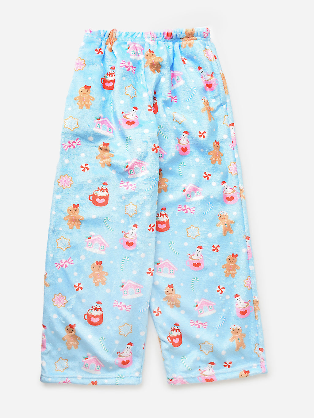 Iscream Girls' Gingerbread Sweets Plush Pajama Pant - Saint Bernard