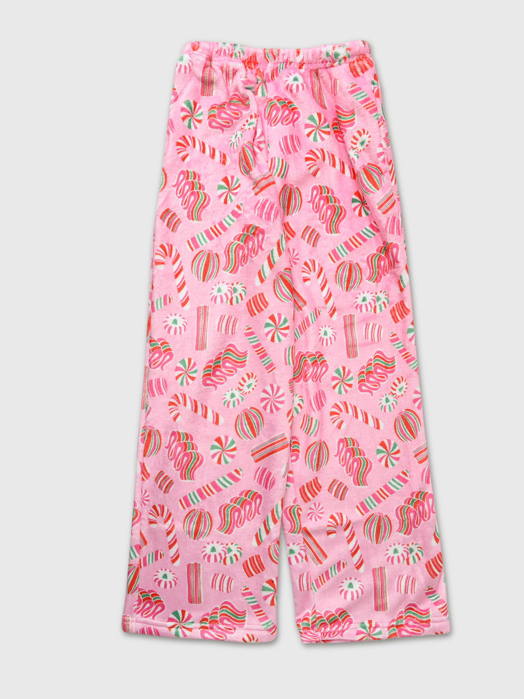 Iscream Girls' Pretty Peppermint Plush Pajama Pant - Saint Bernard