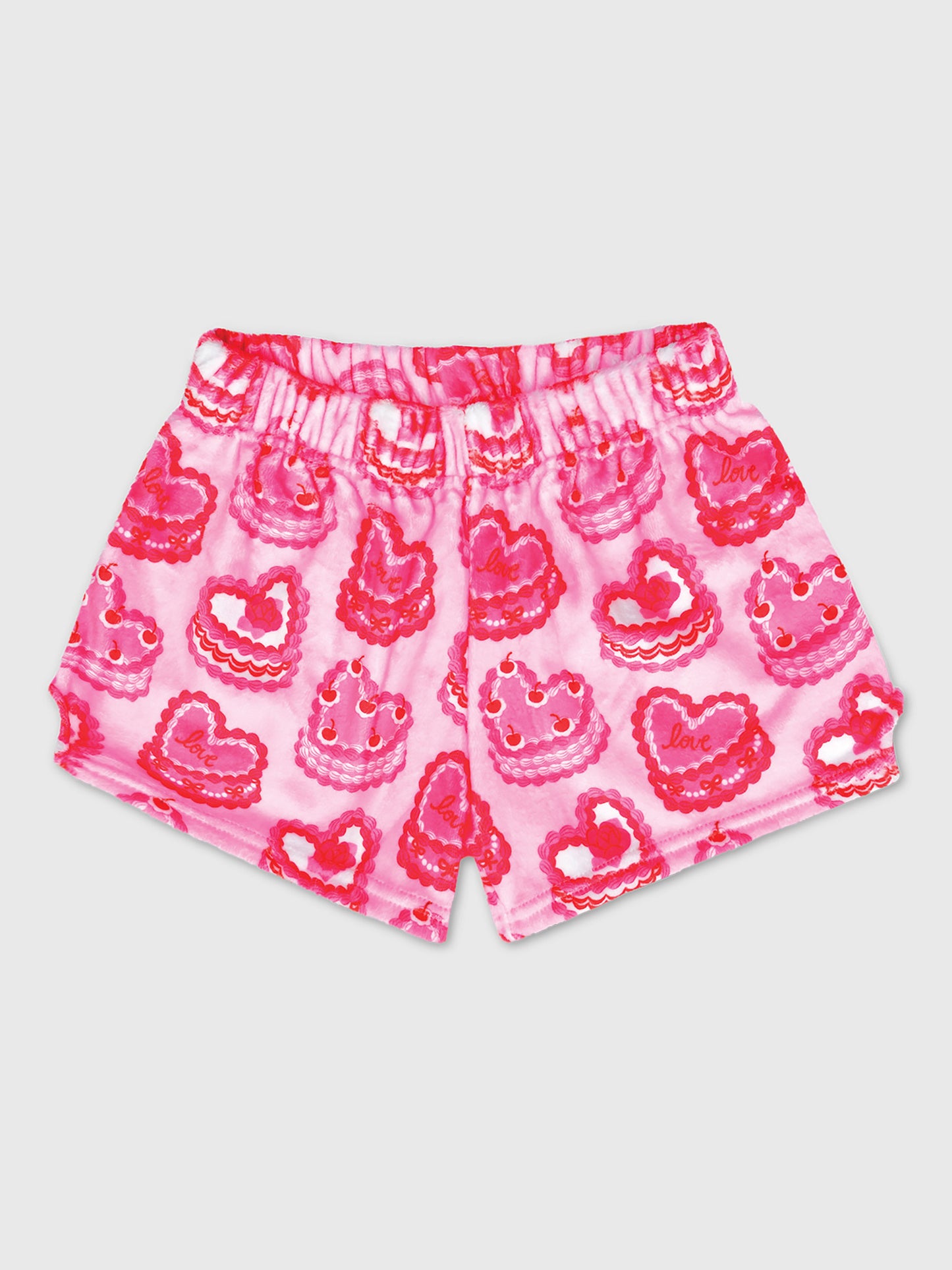Iscream Girls' Heart Cakes Plush Short - Saint Bernard