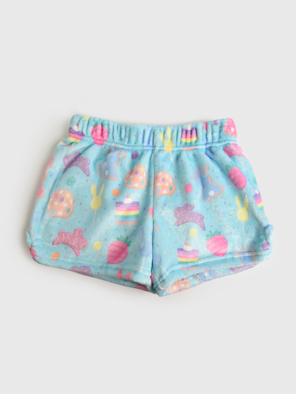 Iscream Girls' Bunny Sweets Plush Short - Saint Bernard