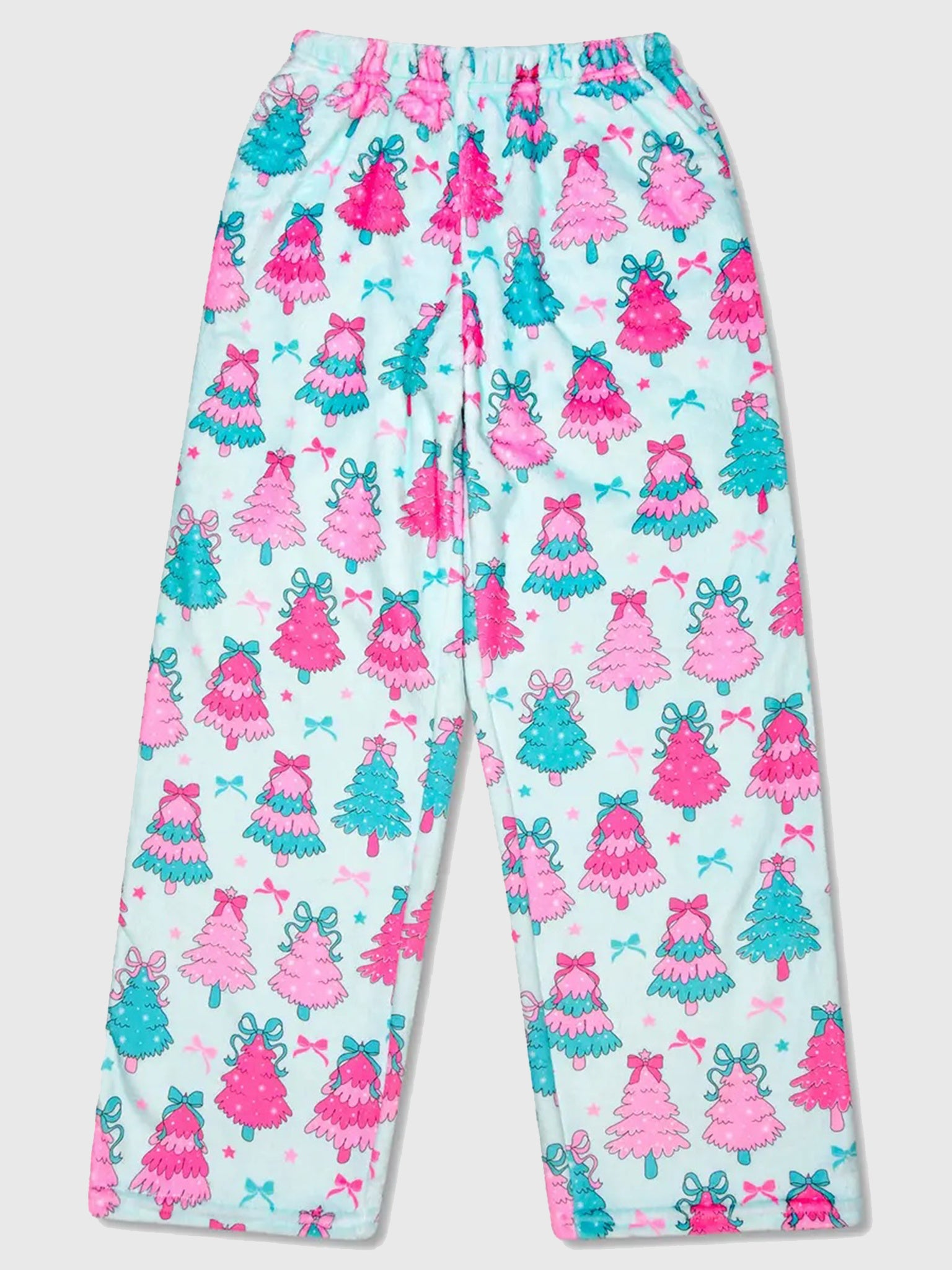 Iscream Girls' Fancy Trees Plush Pajama Pant - Saint Bernard
