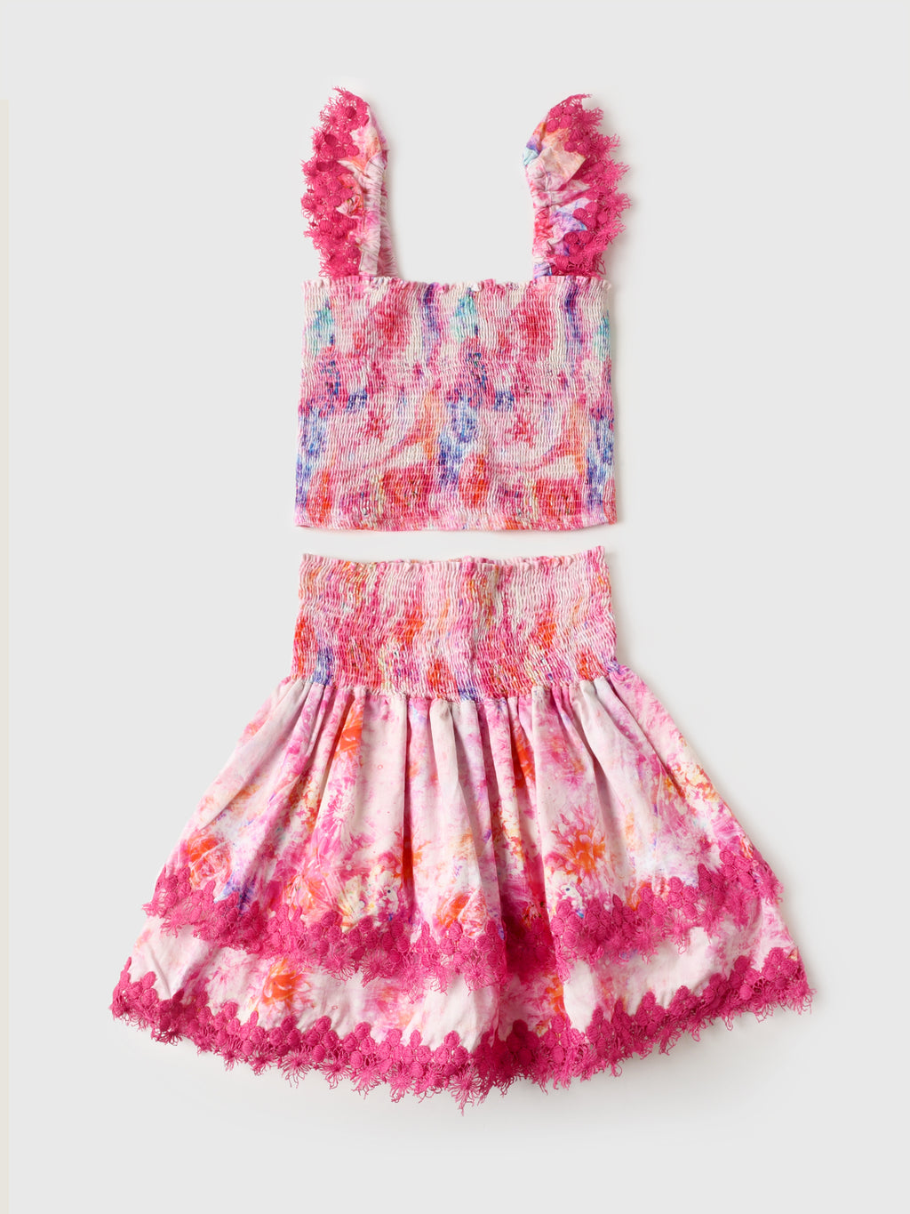 Peixoto Girls' Little Mariel Skirt Set - Saint Bernard