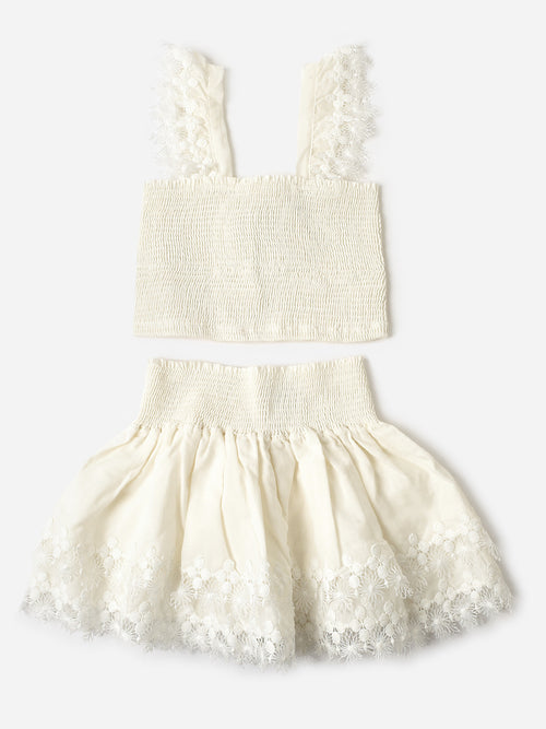 Peixoto Girls' Little Mariel Skirt Set