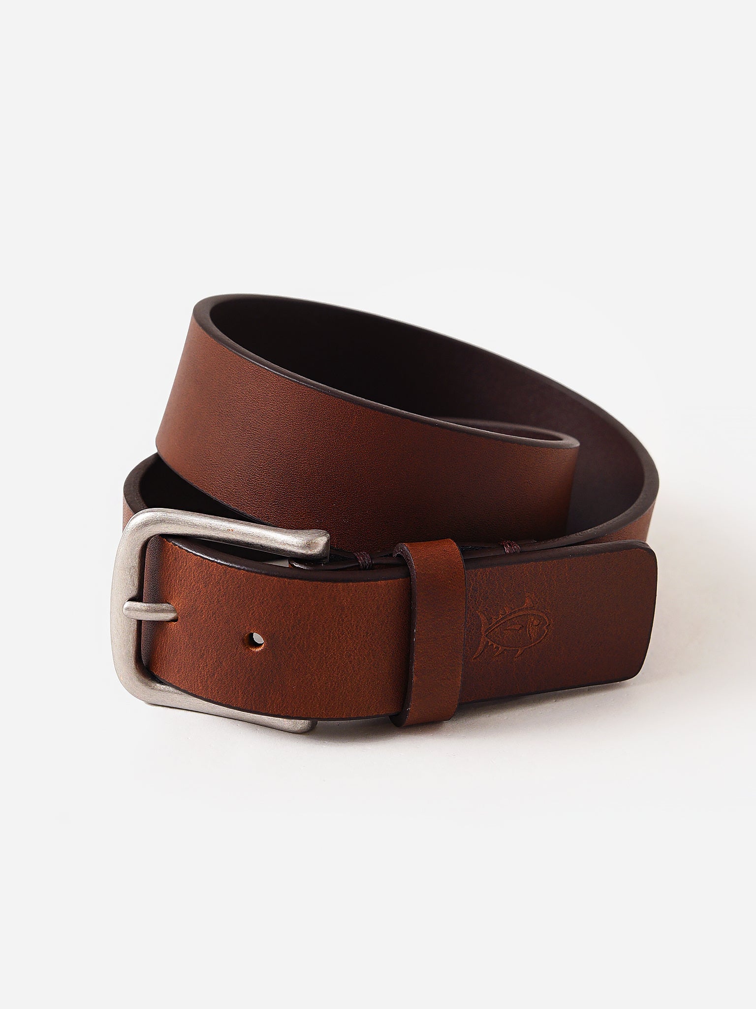 Southern Tide Boys' Leather Belt - Saint Bernard