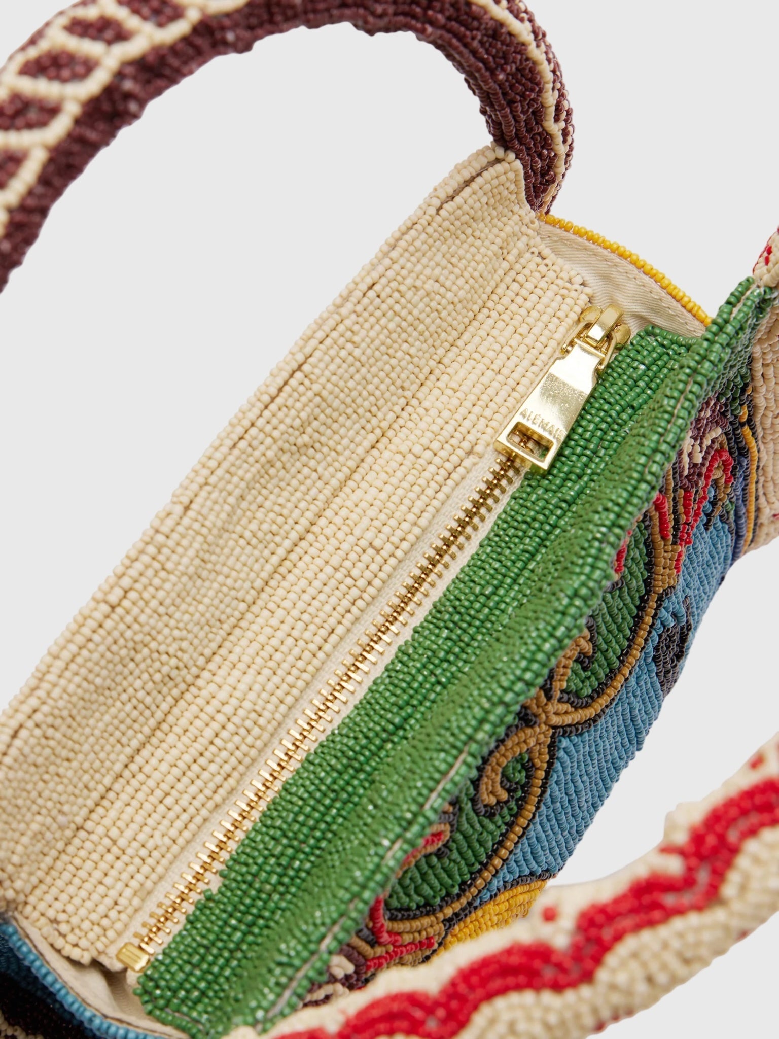 Alemais Ace Beaded Barrel Bag - Saint Bernard