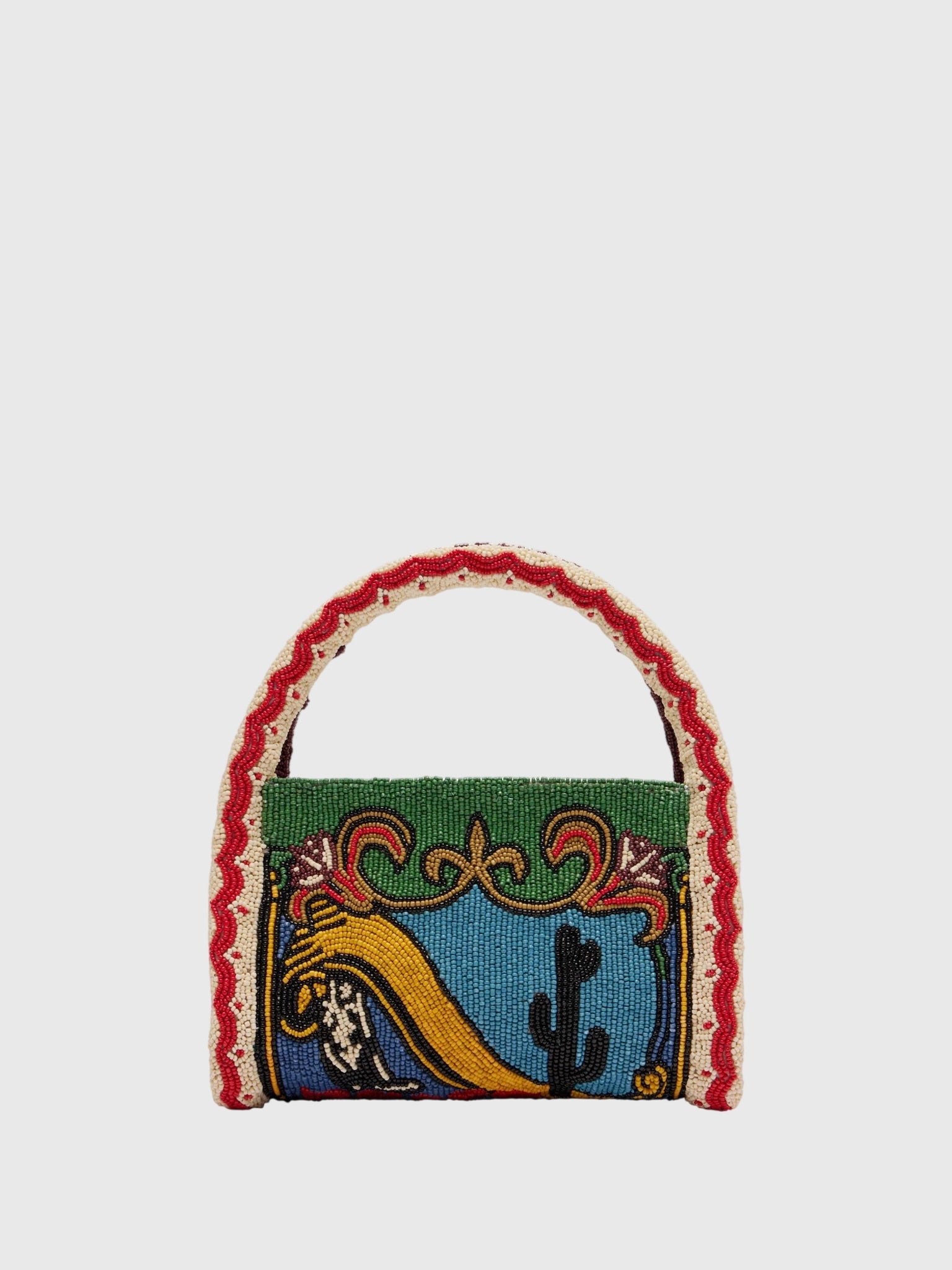 Alemais Ace Beaded Barrel Bag - Saint Bernard