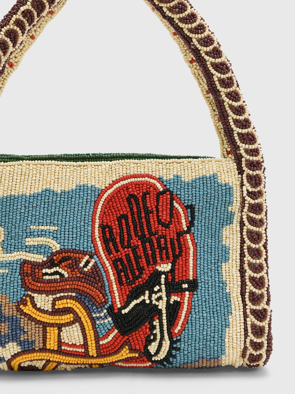 Alemais Ace Beaded Barrel Bag - Saint Bernard