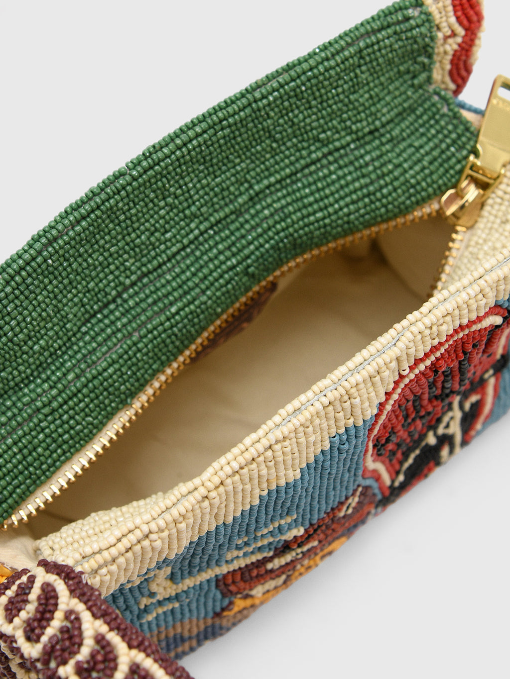 Alemais Ace Beaded Barrel Bag - Saint Bernard
