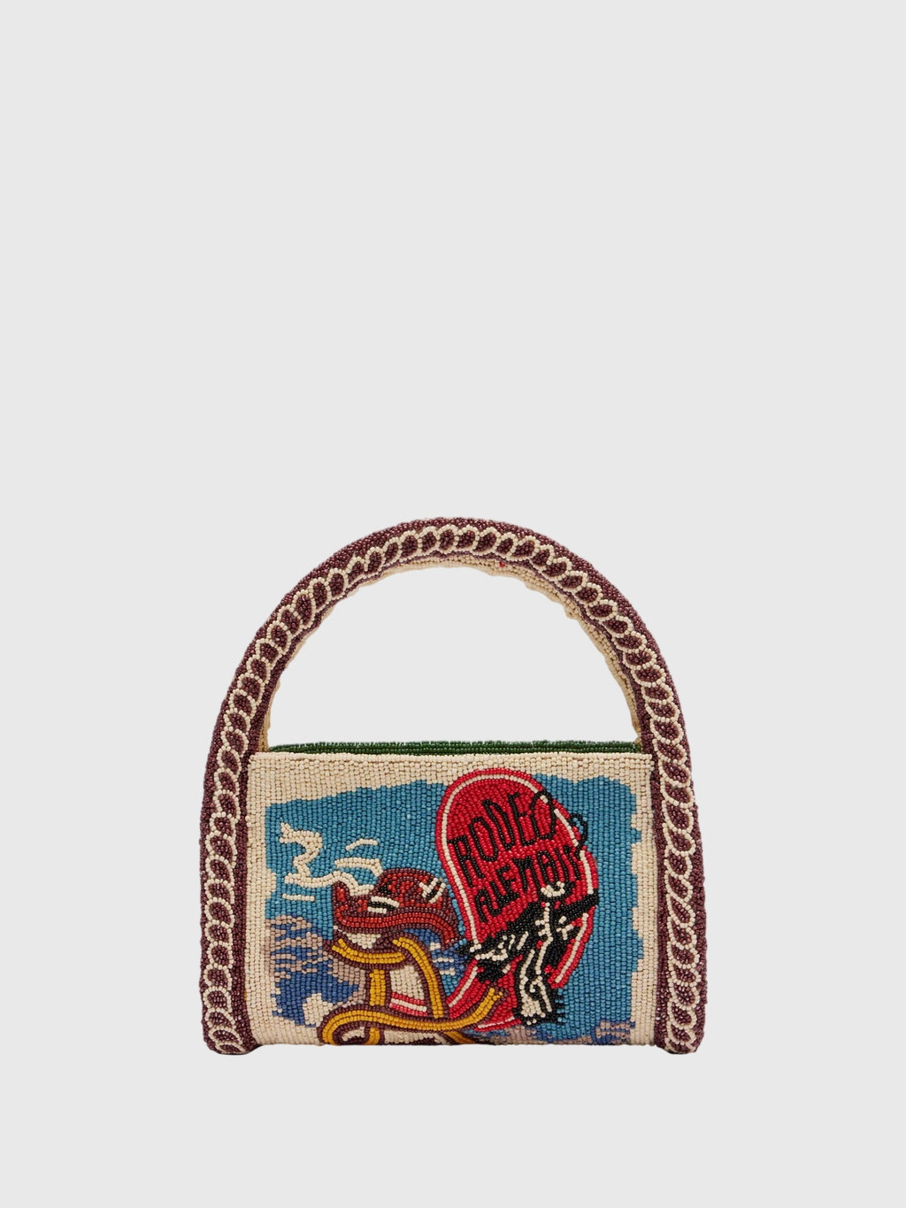 Alemais Ace Beaded Barrel Bag - Saint Bernard