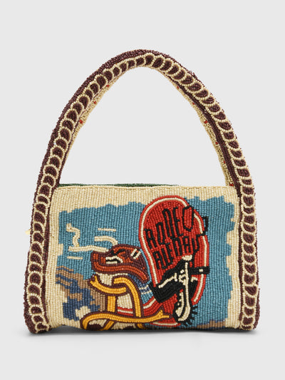 Alemais Ace Beaded Barrel Bag - Saint Bernard