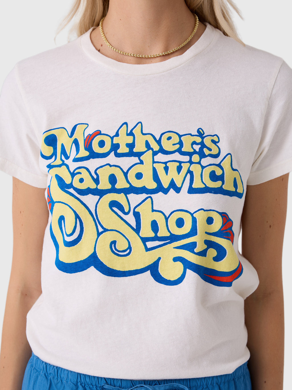 Mother Women's The Boxy Goodie Goodie Tee - Saint Bernard