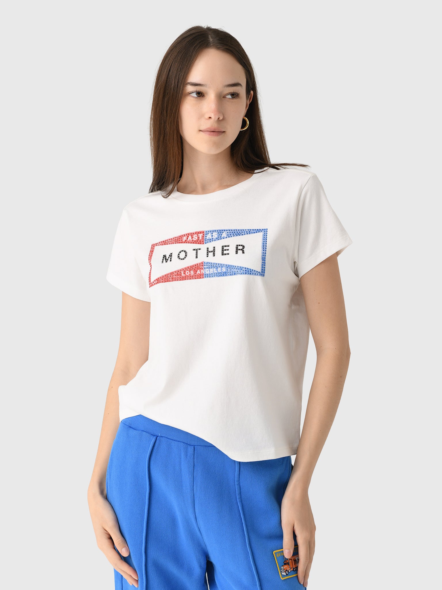 Mother Women's The Boxy Goodie Goodie Tee - Saint Bernard