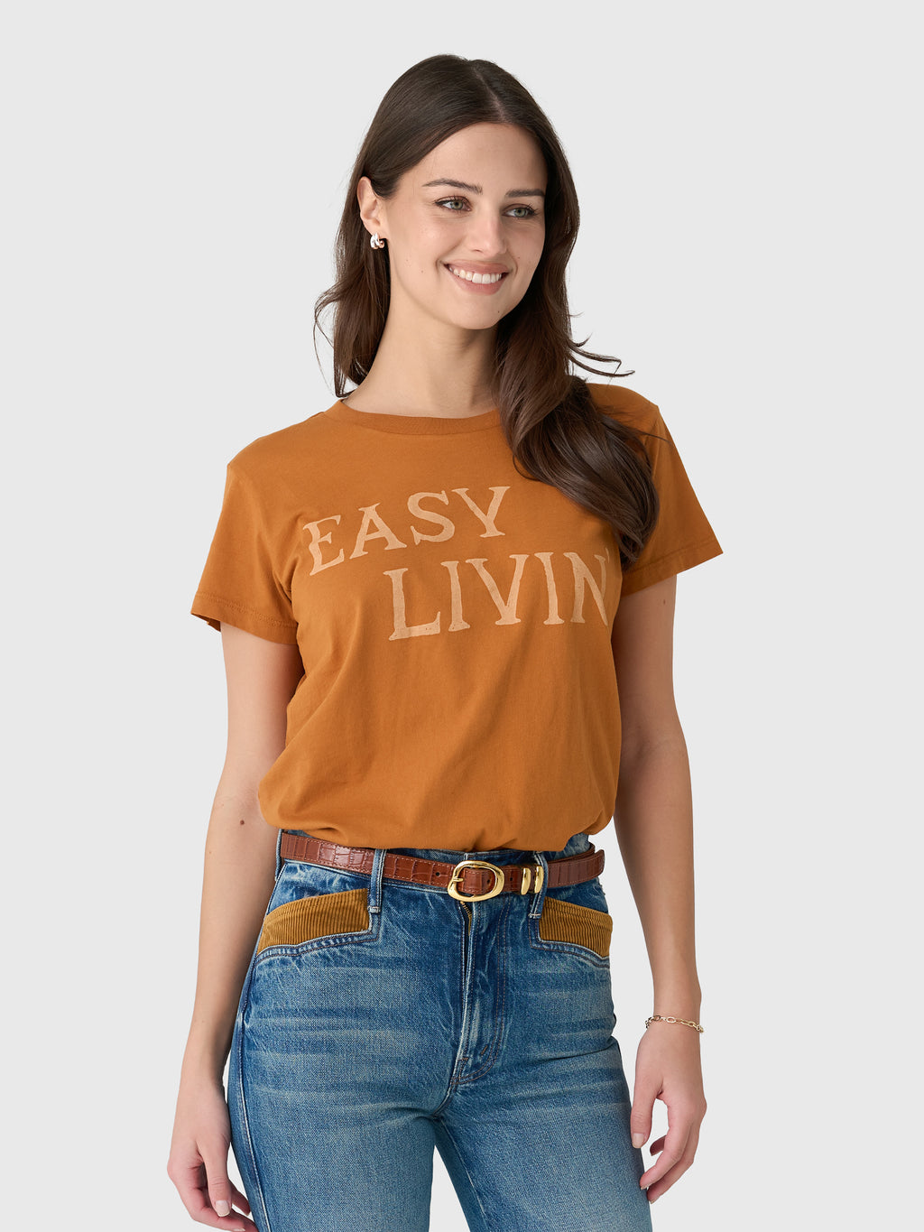 Mother Women's The Boxy Goodie Goodie Tee - Saint Bernard