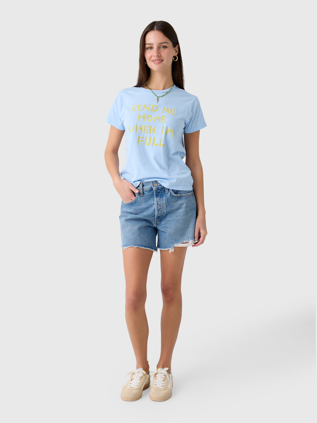 Mother Women's The Boxy Goodie Goodie Tee - Saint Bernard