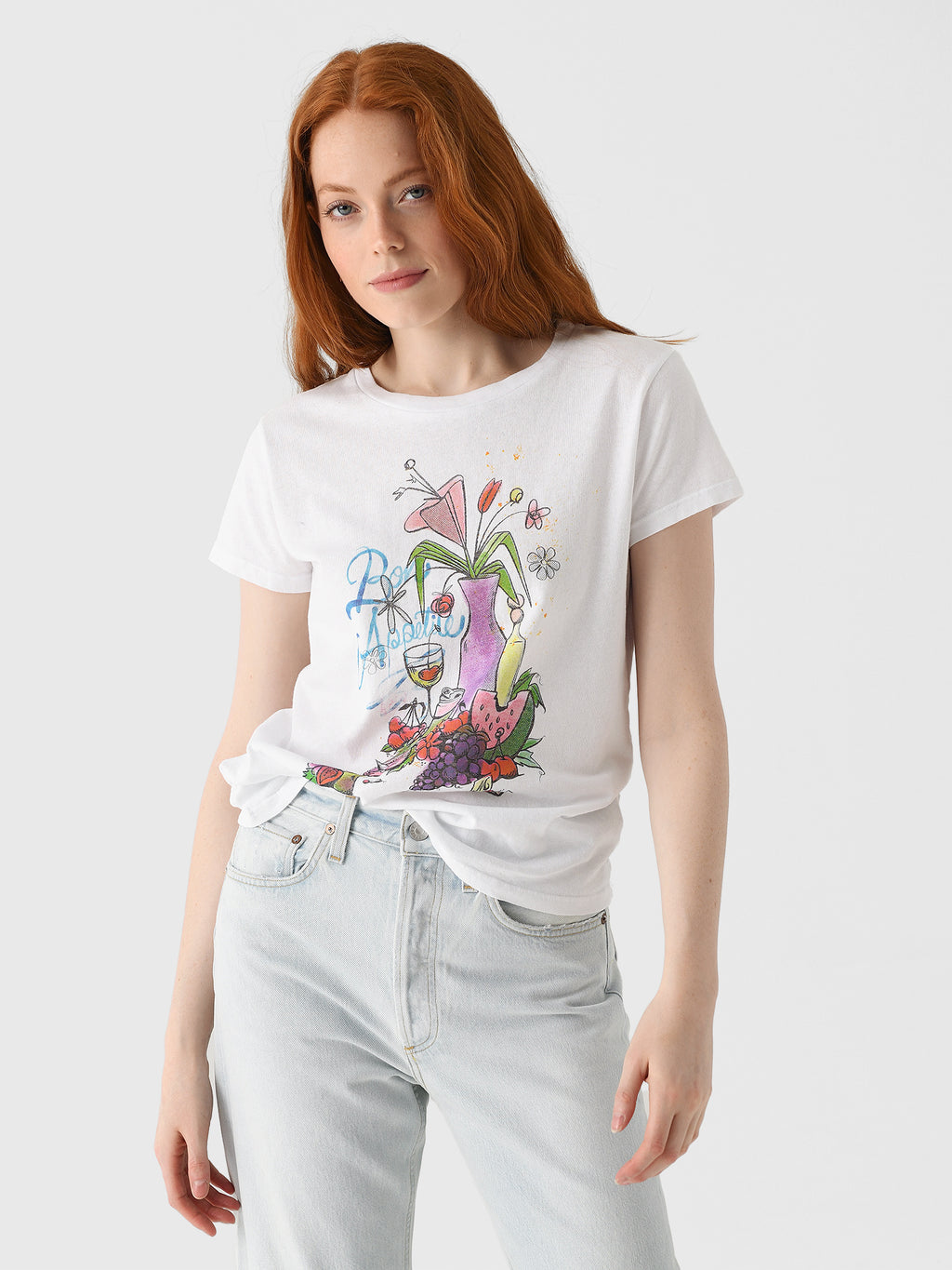 Mother Women's The Boxy Goodie Goodie Tee - Saint Bernard