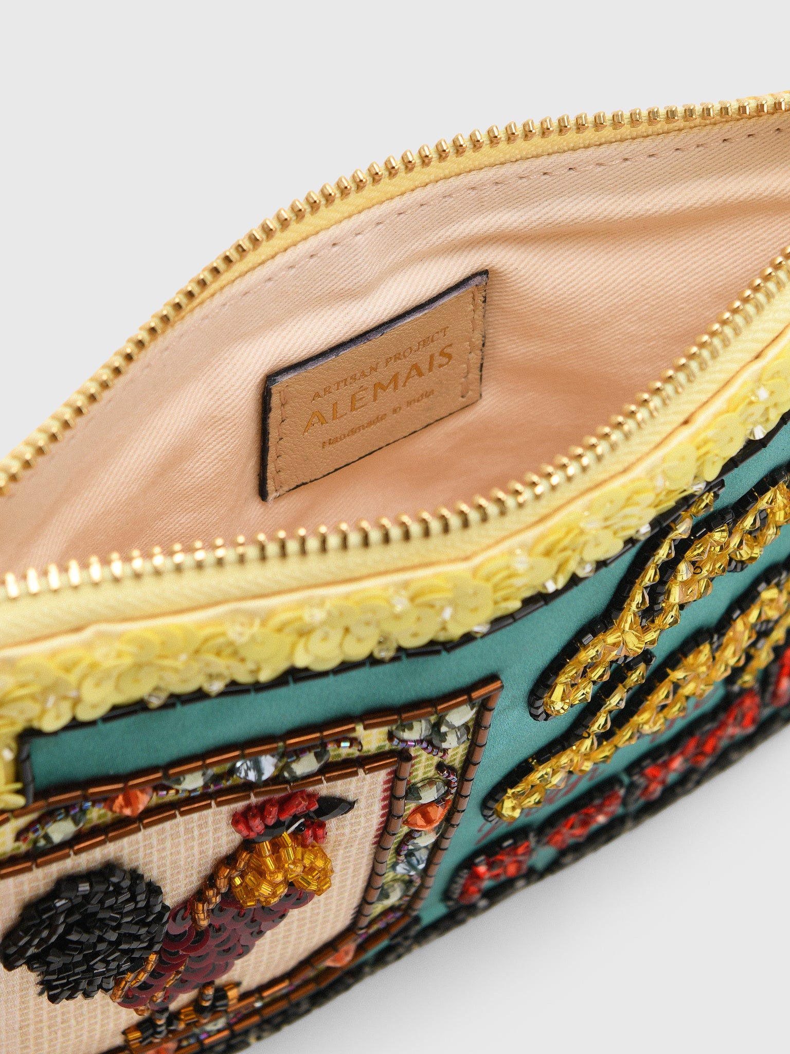 Alemais Ace Rooster Embellished Clutch - Saint Bernard