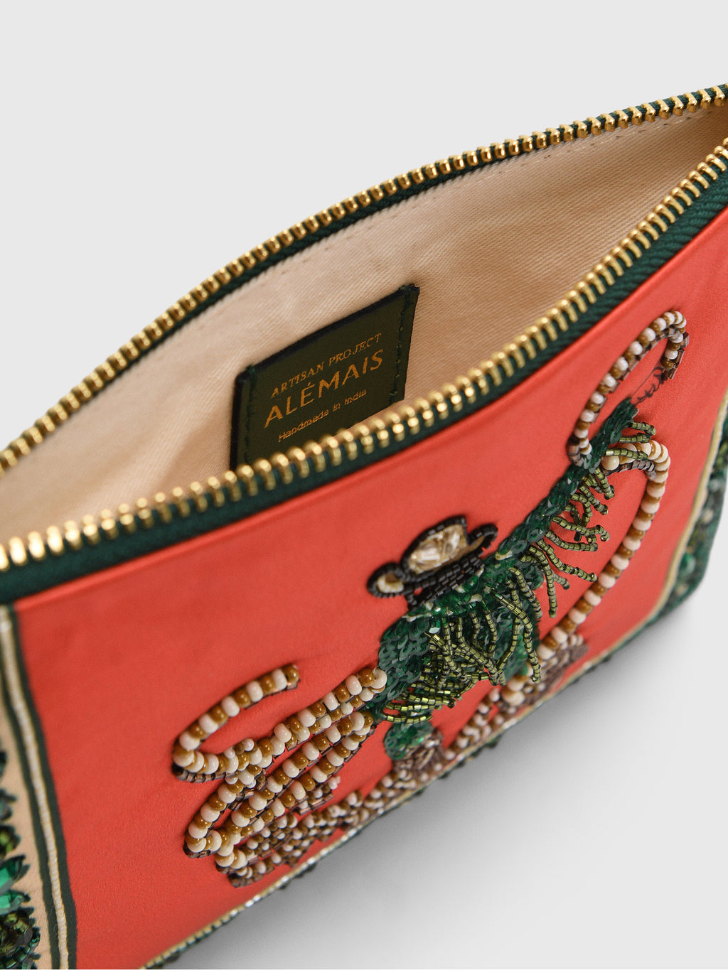 Alemais Ace Cowboy Embellished Clutch - Saint Bernard