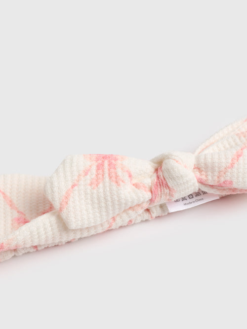 Angel Dear Baby Girls' Ribbon Bow Trellis Knot Headband