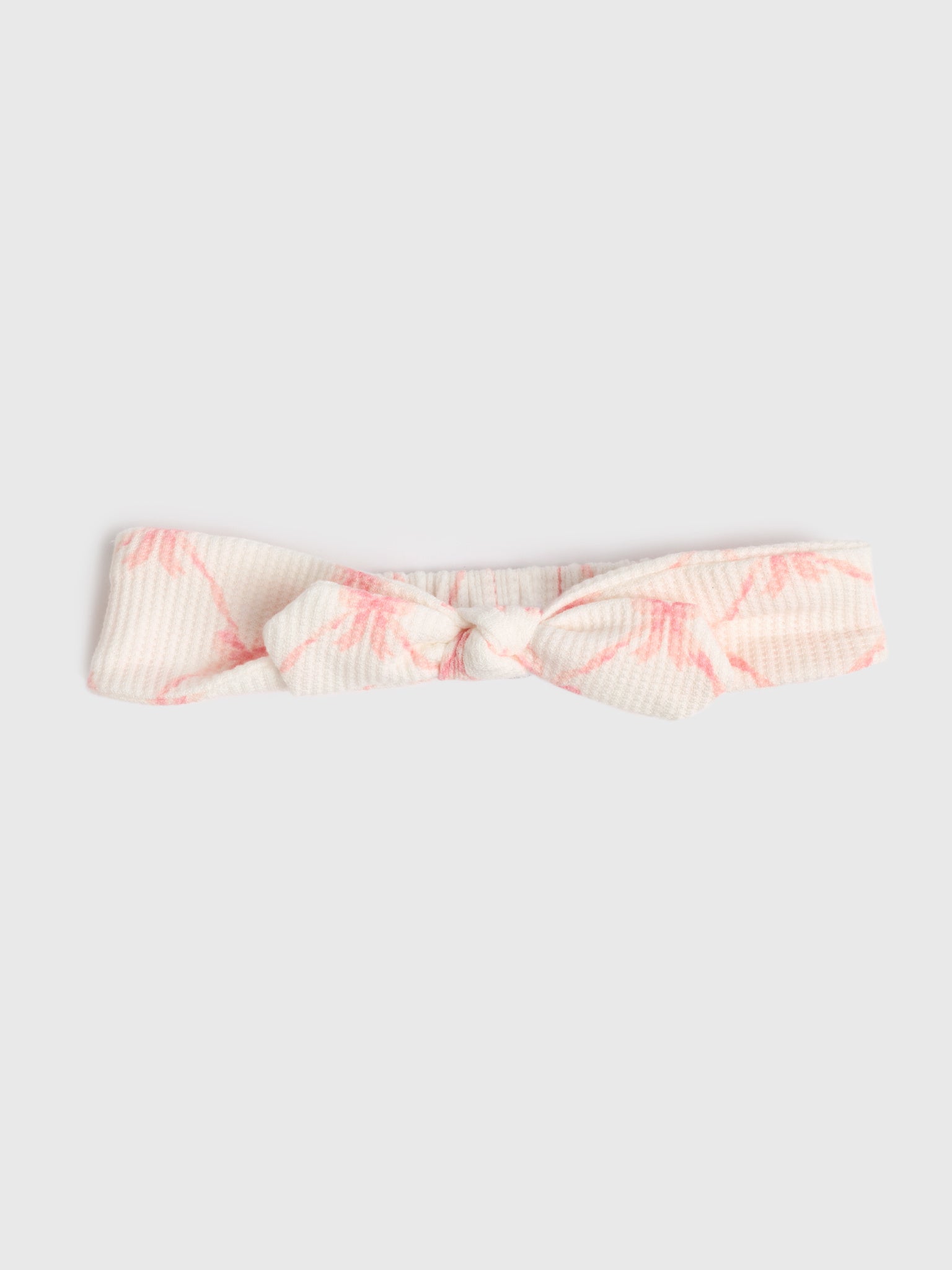 Angel Dear Baby Girls' Ribbon Bow Trellis Knot Headband - Saint Bernard