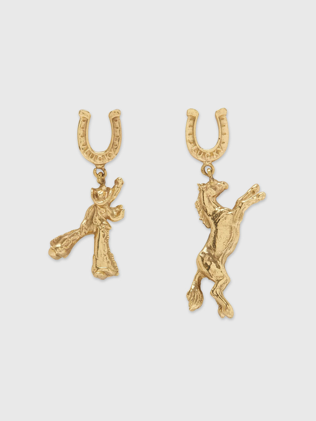 Alemais Django Horse & Cowboy Earrings