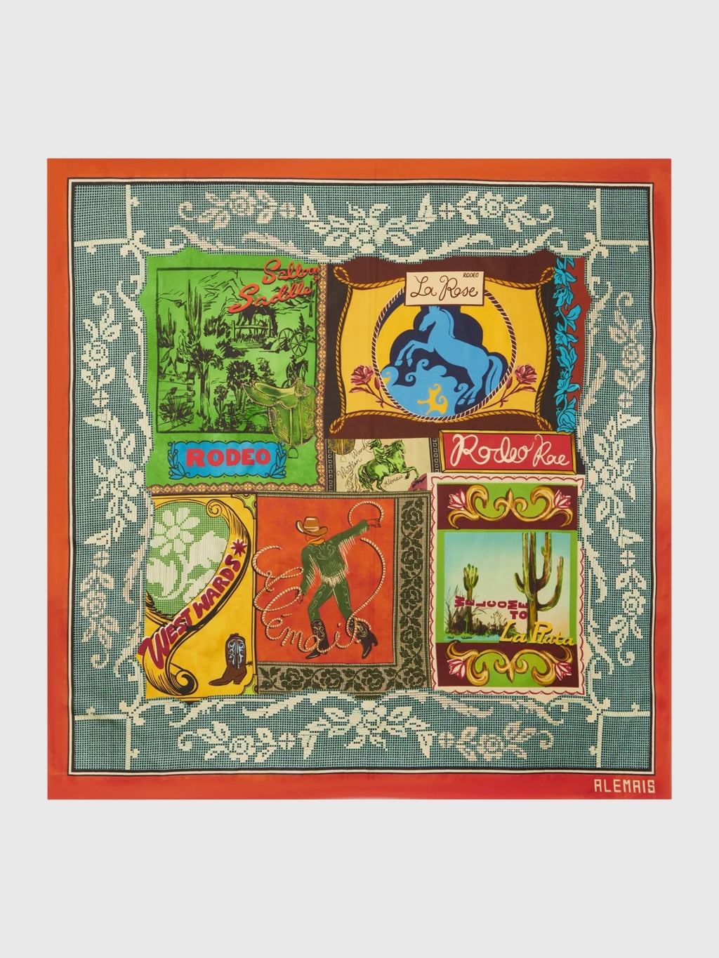 Alemais Women's Ace Silk Scarf