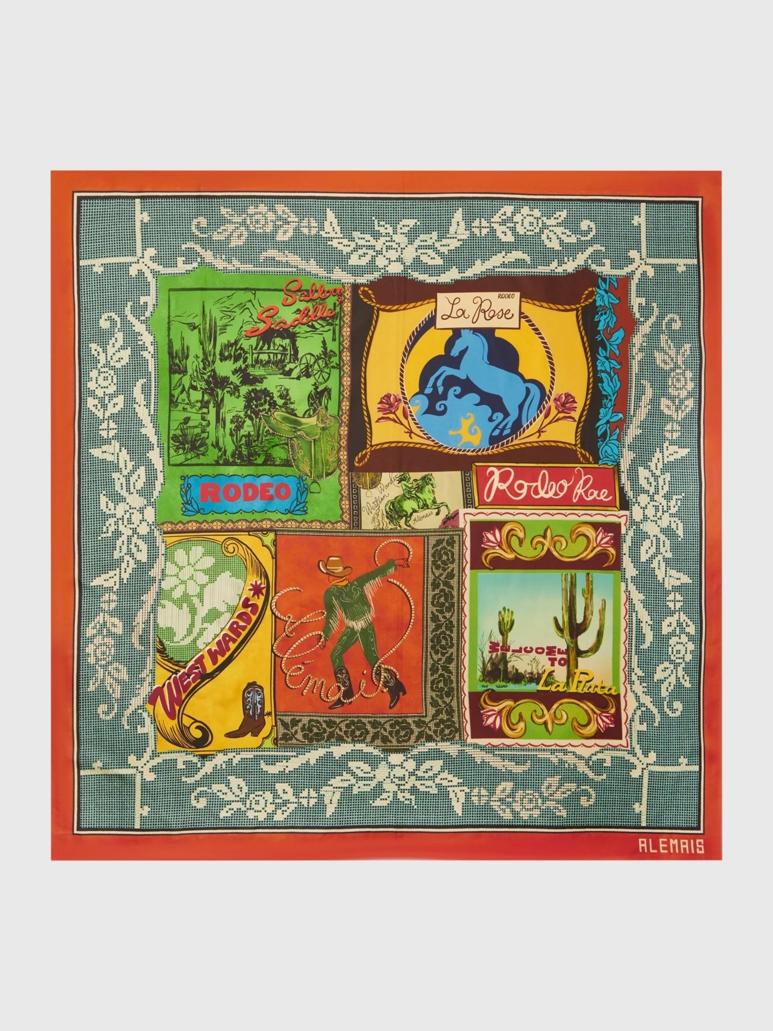 Alemais Women's Ace Silk Scarf