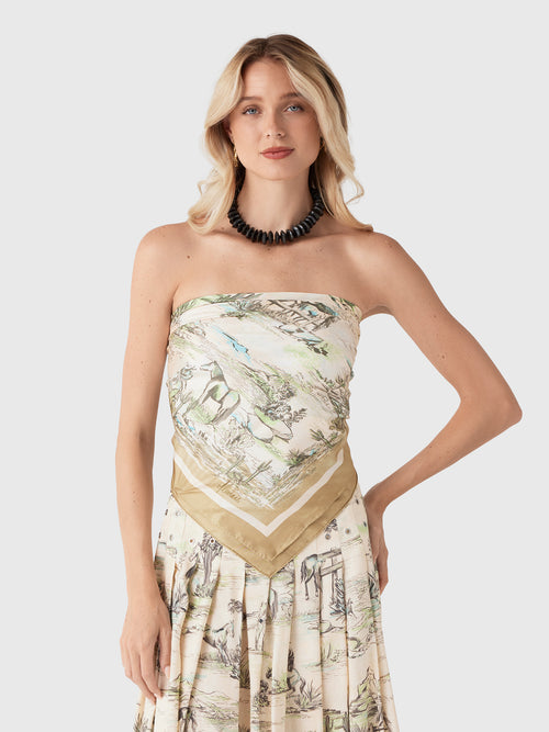 Alemais Women's Scout Silk Scarf - Saint Bernard