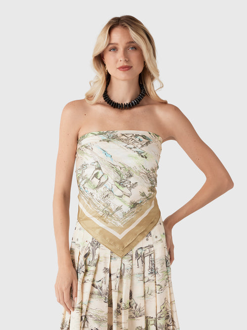 Alemais Women's Scout Silk Scarf - Saint Bernard