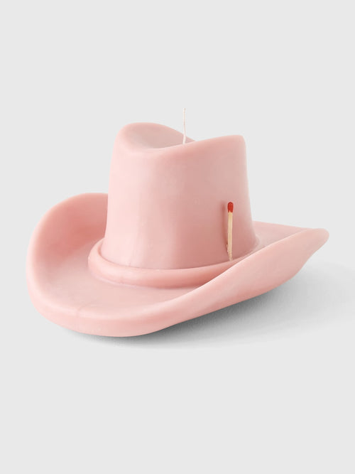 Davie Ocho Candle Co Belle Star Cowboy Hat Candle