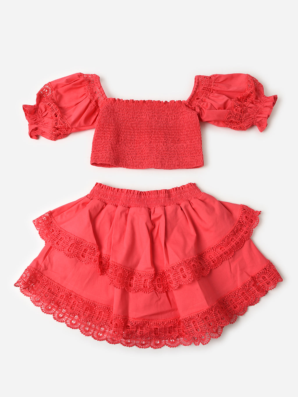 Peixoto Girls' Little Simone Skirt Set - Saint Bernard