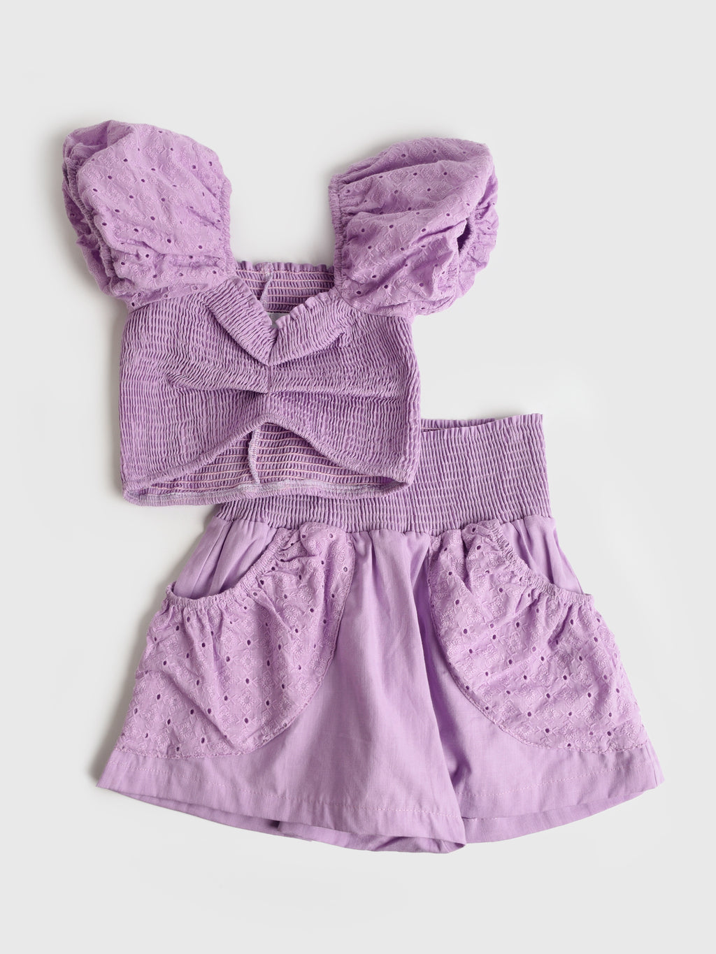 Peixoto Girls' Little Enzo Short Set - Saint Bernard