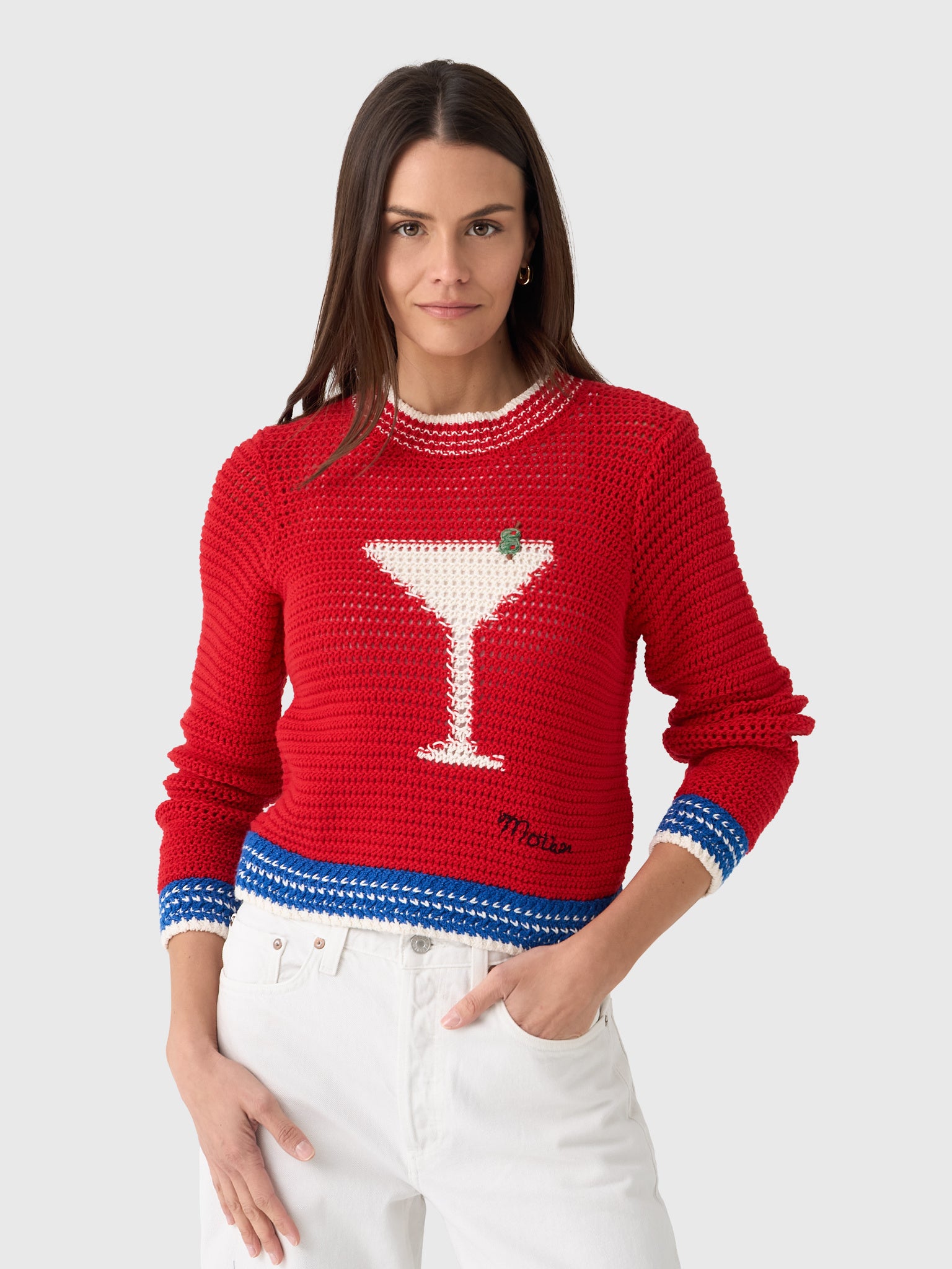 Mother Women's The Mini Pullover - Saint Bernard
