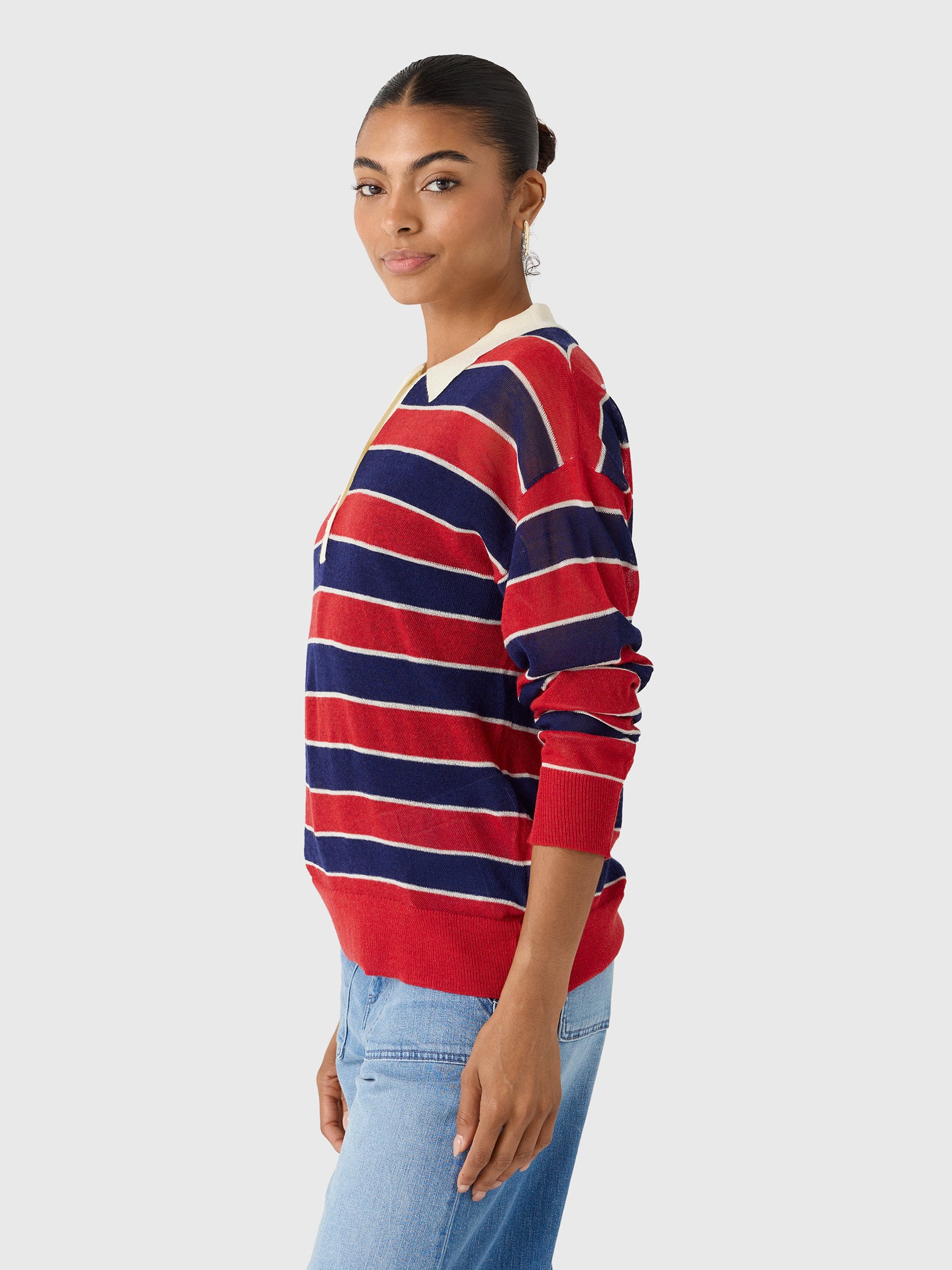 Mother Women's The Biggie Raquette Pullover - Saint Bernard