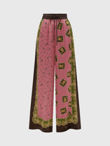 Alemais Women's Lacey Silk Pant - Saint Bernard